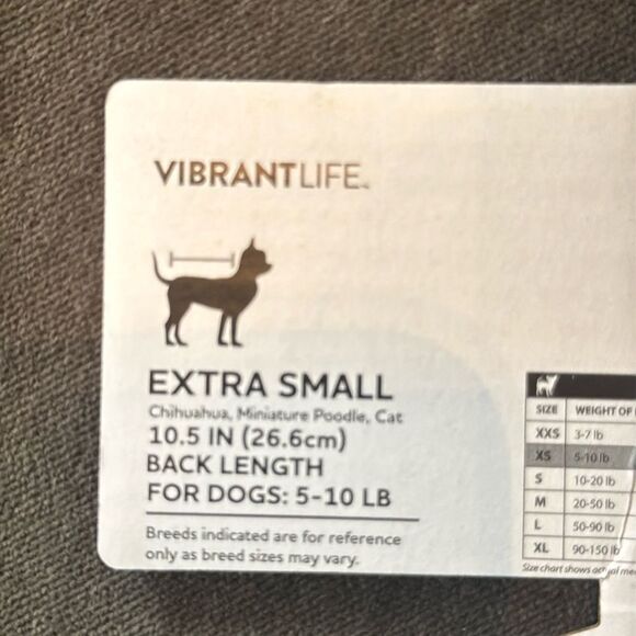 Vibrant Life Christmas Themed Pet Dog Cat Pajamas Size XS NEW - Picture 7 of 7